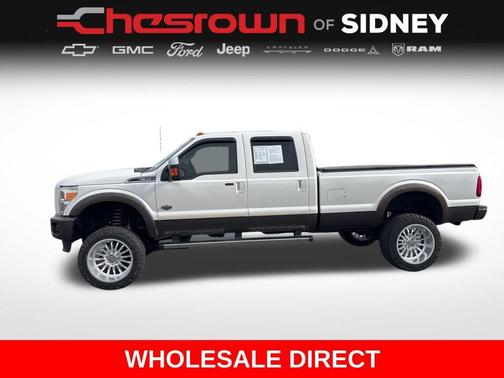 White Platinum Clearcoat Metallic 2015 Ford F-350 King Ranch