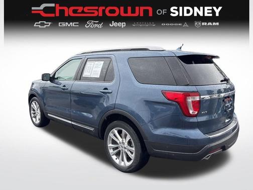 Blue Metallic 2018 Ford Explorer XLT
