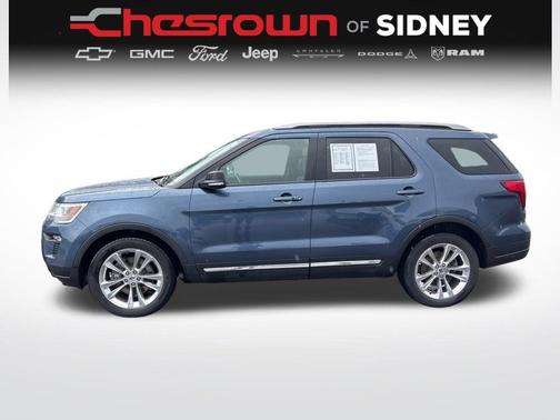 Blue Metallic 2018 Ford Explorer XLT
