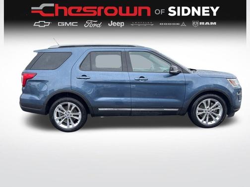 Blue Metallic 2018 Ford Explorer XLT