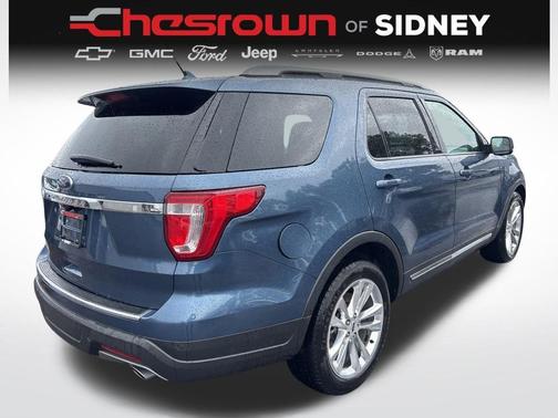 Blue Metallic 2018 Ford Explorer XLT