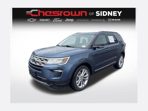 Blue Metallic 2018 Ford Explorer XLT