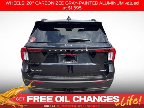 Agate Black Metallic 2026 Ford Explorer Active