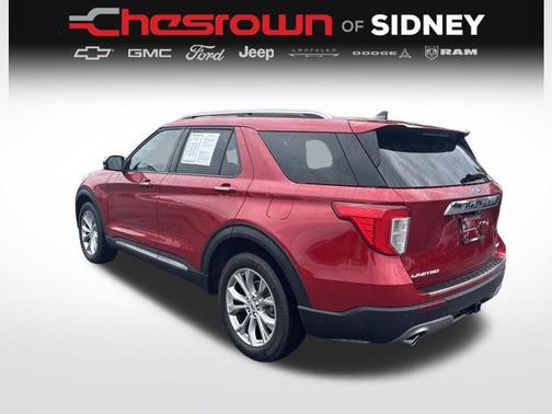 Red Metallic 2024 Ford Explorer Limited