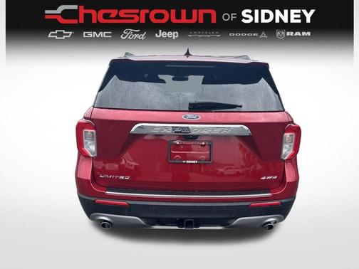 Red Metallic 2024 Ford Explorer Limited