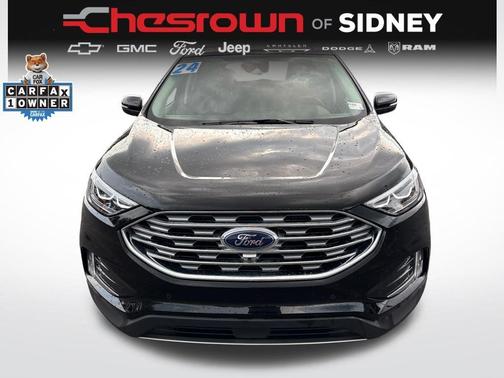 Black Metallic 2024 Ford Edge Titanium