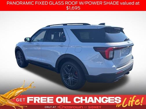 White Metallic 2026 Ford Explorer ST-Line