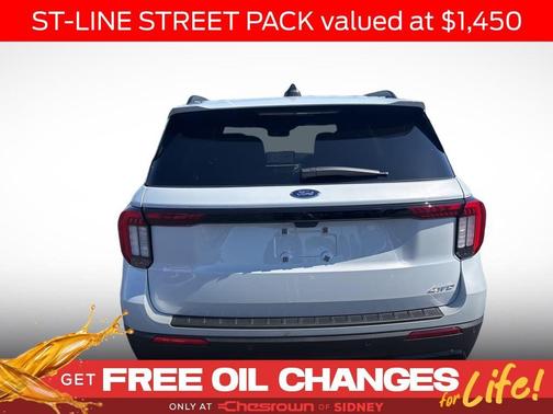 White Metallic 2026 Ford Explorer ST-Line