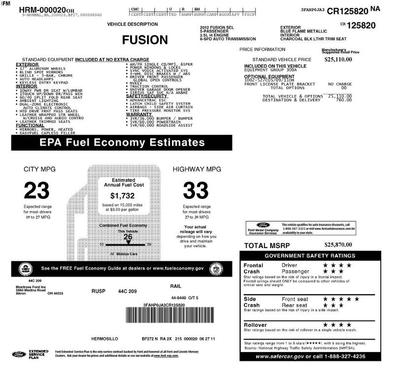 2012 Ford Fusion SEL