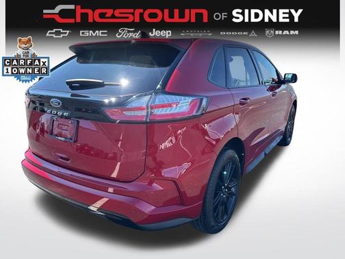 Rapid Red Metallic Tinted Clearcoat 2024 Ford Edge ST Line
