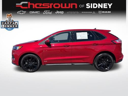 Rapid Red Metallic Tinted Clearcoat 2024 Ford Edge ST Line