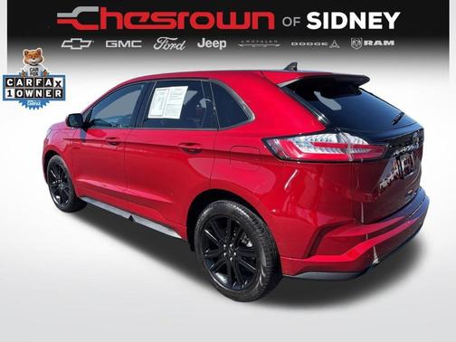 Rapid Red Metallic Tinted Clearcoat 2024 Ford Edge ST Line