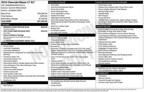 2024 Chevrolet Blazer LT