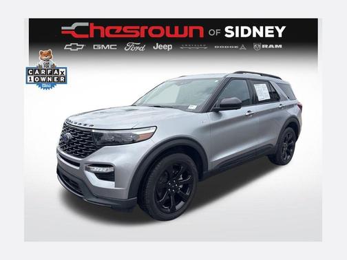 Silver Metallic 2023 Ford Explorer ST-Line