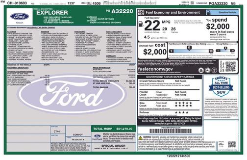 Silver Metallic 2023 Ford Explorer ST-Line
