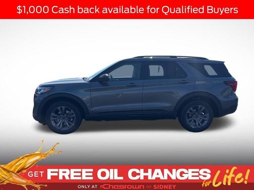 Gray Metallic 2026 Ford Explorer Active