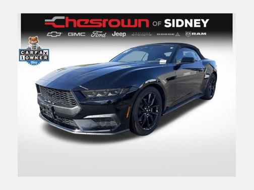Black Metallic 2025 Ford Mustang EcoBoost