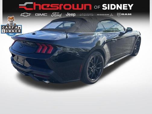 Black Metallic 2025 Ford Mustang EcoBoost