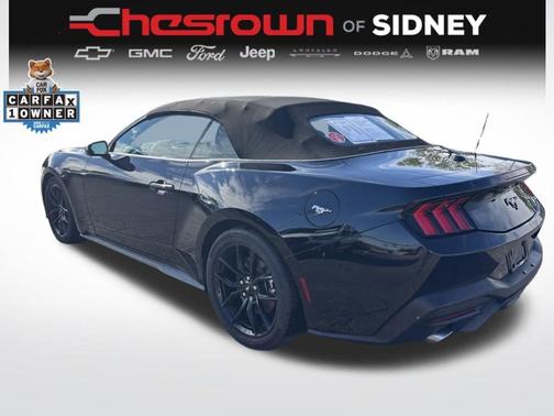 Black Metallic 2025 Ford Mustang EcoBoost