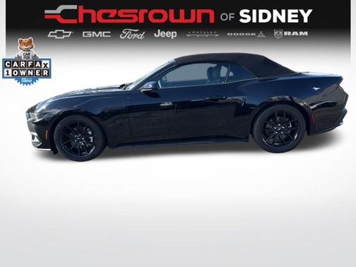 Black Metallic 2025 Ford Mustang EcoBoost
