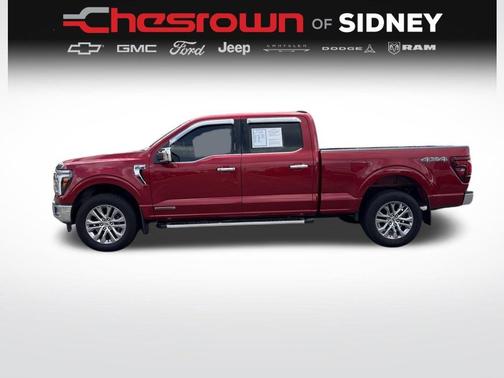Rapid Red Metallic Tinted Clearcoat 2024 Ford F-150 Lariat