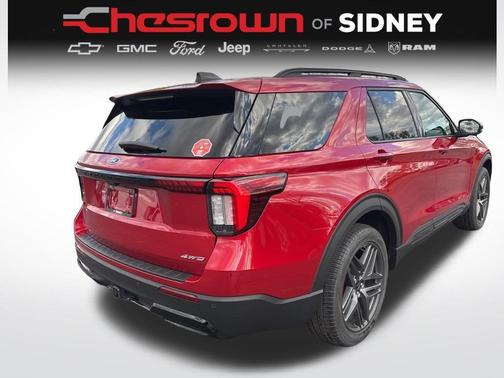 Red Metallic 2025 Ford Explorer ST-Line
