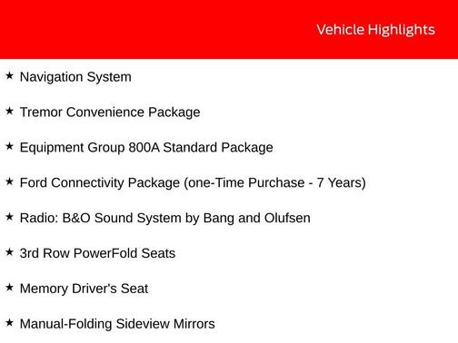 Black 2026 Ford Explorer Tremor