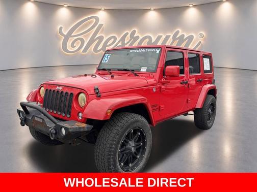 Firecracker Red 2015 Jeep Wrangler Unlimited Sport