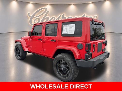 Firecracker Red 2015 Jeep Wrangler Unlimited Sport