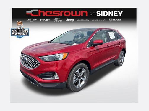 Red Metallic 2024 Ford Edge SEL
