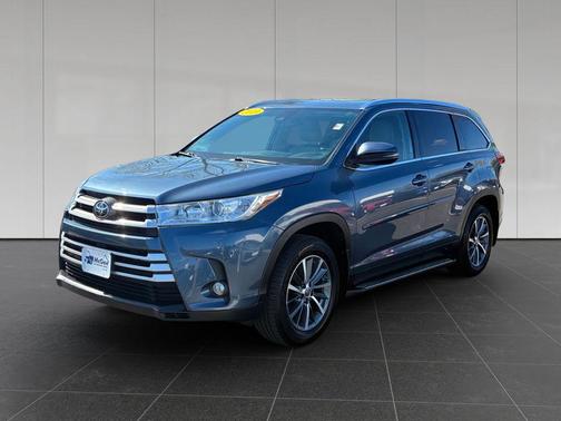 Shoreline Blue Pearl 2019 Toyota Highlander XLE
