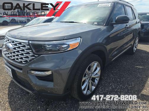 Carbonized Gray Metallic 2023 Ford Explorer Platinum