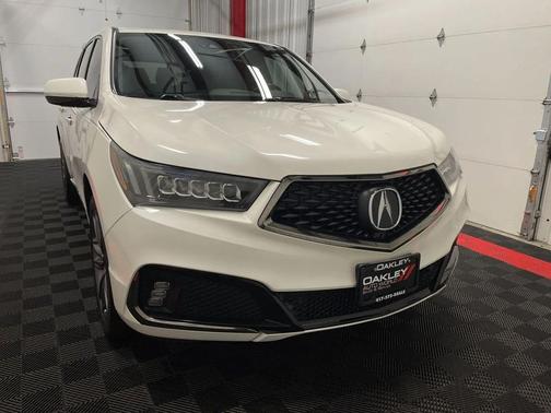 White Diamond Pearl 2019 Acura MDX 3.5L Technology & A-Spec Pkgs