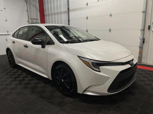 Wind Chill Pearl 2025 Toyota Corolla Hybrid LE