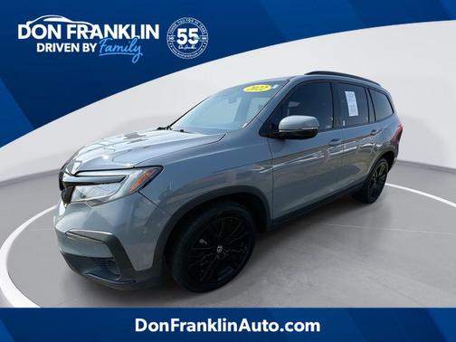 Blue 2022 Honda Pilot AWD Black Edition
