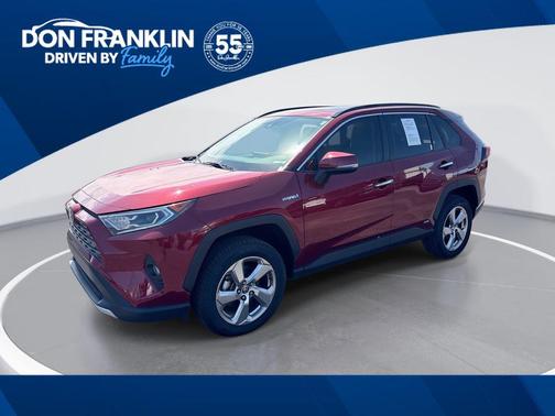 Ruby Flare Pearl 2021 Toyota RAV4 Hybrid Limited