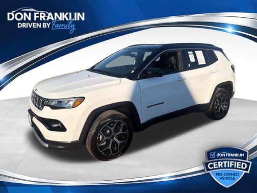 Bright White Clearcoat 2025 Jeep Compass Limited
