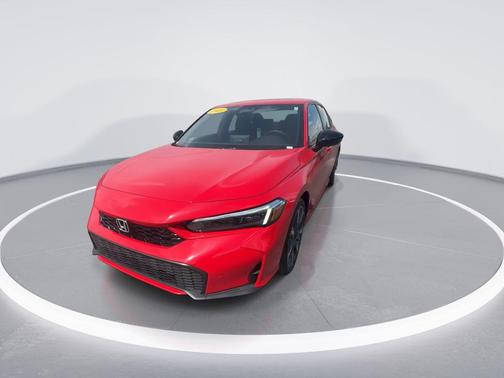 Rallye Red 2025 Honda Civic Hybrid Sport Touring