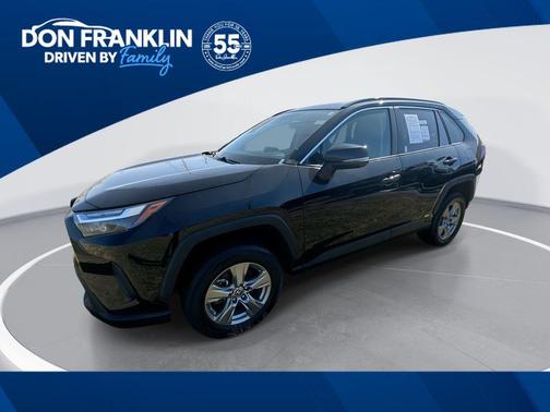 Midnight Black Metallic 2024 Toyota RAV4 Hybrid LE