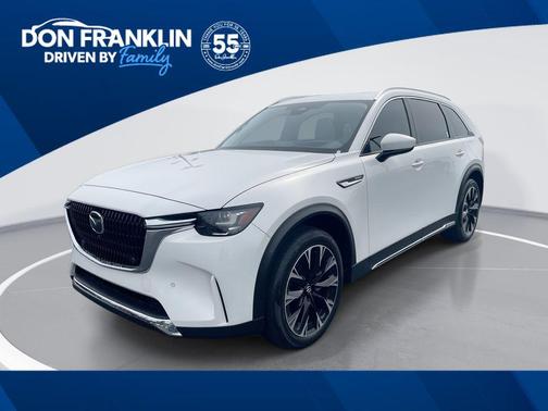 Rhodium White Premium 2024 Mazda CX-90 PHEV Premium Plus
