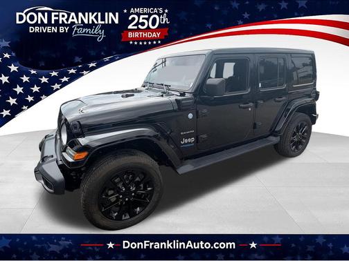Black Clearcoat 2021 Jeep Wrangler Unlimited 4xe Sahara