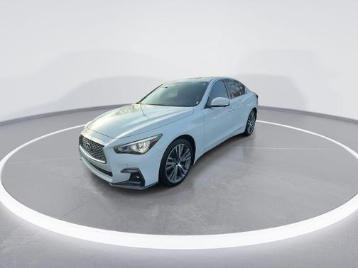 Pure White 2022 INFINITI Q50 3.0t SENSORY