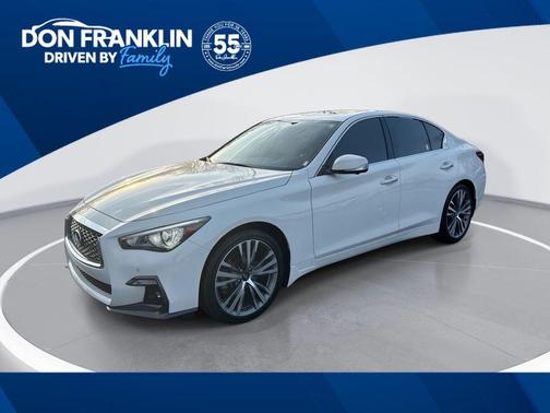 Pure White 2022 INFINITI Q50 3.0t SENSORY