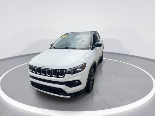 Bright White Clearcoat 2023 Jeep Compass Limited