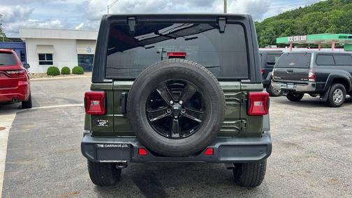 Green 2021 Jeep Wrangler Unlimited Sahara Altitude