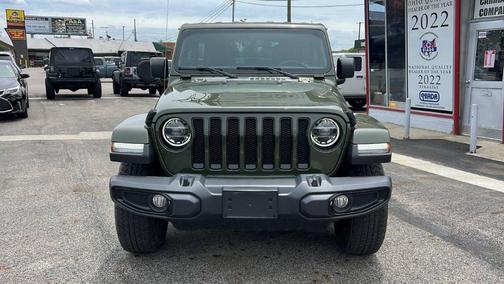 Green 2021 Jeep Wrangler Unlimited Sahara Altitude