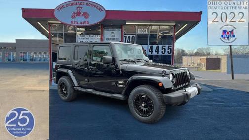 Black 2015 Jeep Wrangler Unlimited Sahara