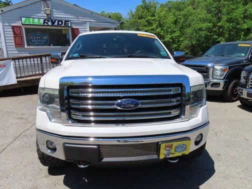 White Platinum Metallic Tri-Coat 2013 Ford F-150 Lariat