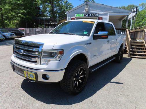 White Platinum Metallic Tri-Coat 2013 Ford F-150 Lariat