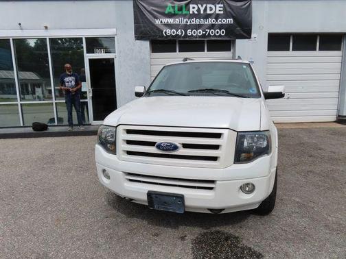 White Platinum Metallic Tri-Coat 2010 Ford Expedition Limited